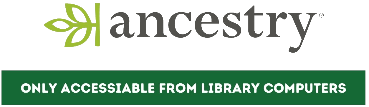 Ancestery-ONLY ACCESSIABLE FROM LIBRARY COMPUTERS