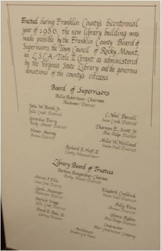 Proclamation for New Building